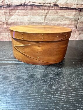 Maple bentwood pantry Shaker box swallowtail joints